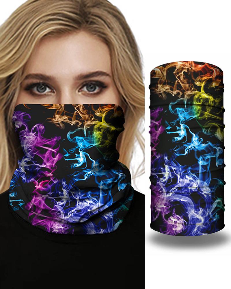 

Cloud Sky Sparkle Sky Print Breathable Face Bandana Magic Scarf Headwrap Balaclava, Multicolor