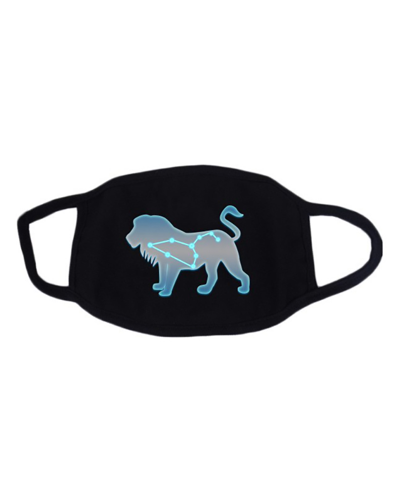 

Twelve Constellations Fluorescent Breathable Mouth Mask Washable And Reusable, Style7