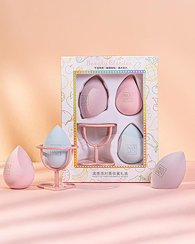 

4PCS/Set Blender Flat Makeup Sponge, Style1