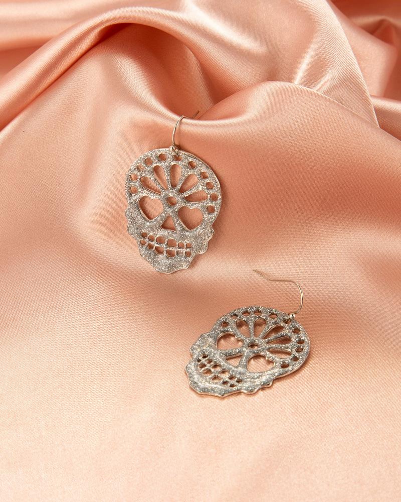 

Halloween Gothic Ghost / Skull / Cat Pattern Drop Earring, Style1