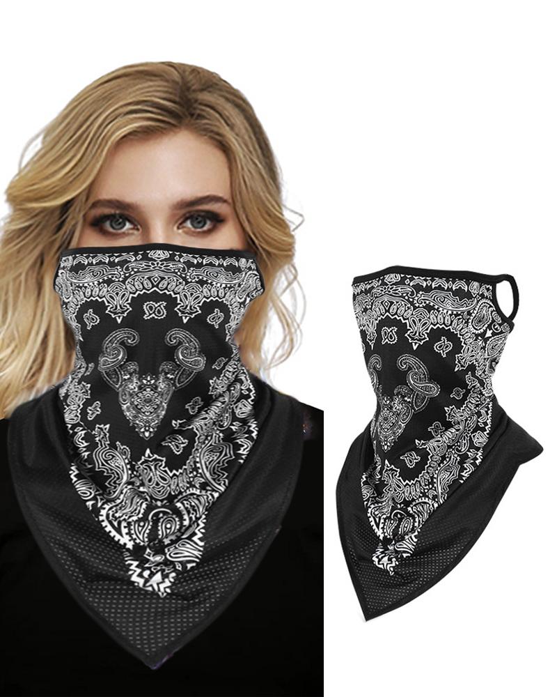 

Colourful Print Breathable Face Bandana Magic Scarf Headwrap Balaclava, Style3