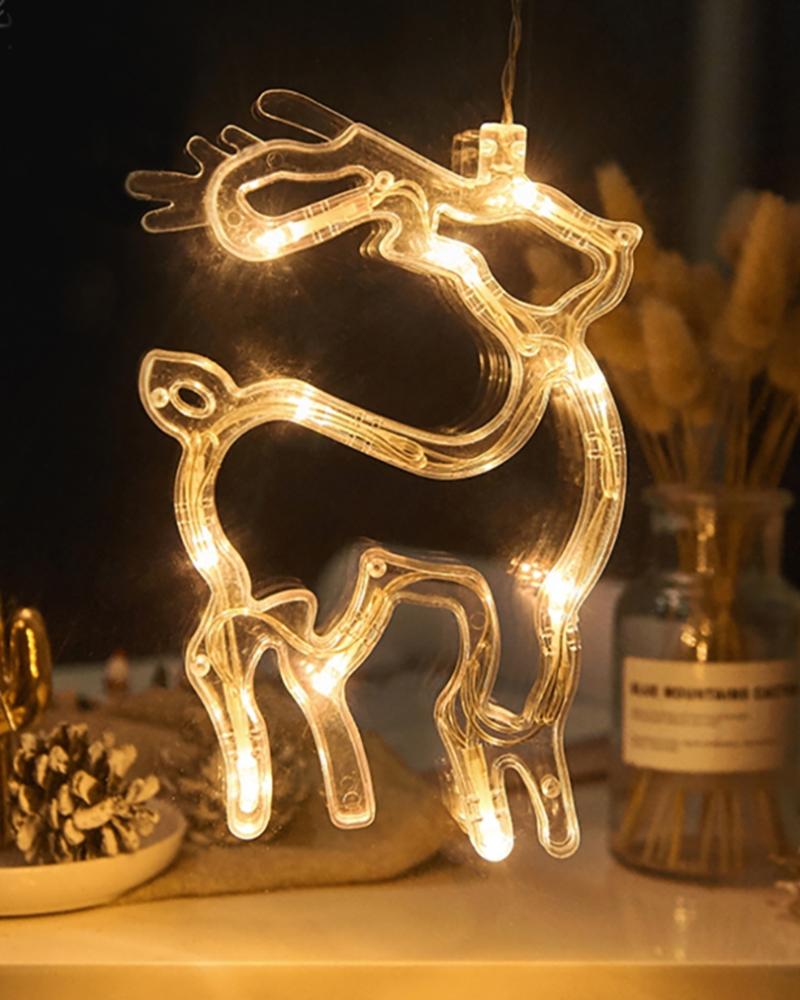 

Christmas Multi Shaped Suction Cup LED Lamp, Style8
