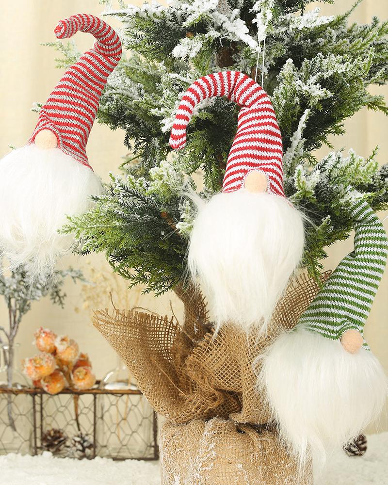 

LED Lightning Gnome Christmas Ornaments, White