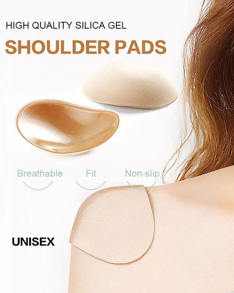 

Naturally Soft Anti-Slip Shoulder Pads, Apricot