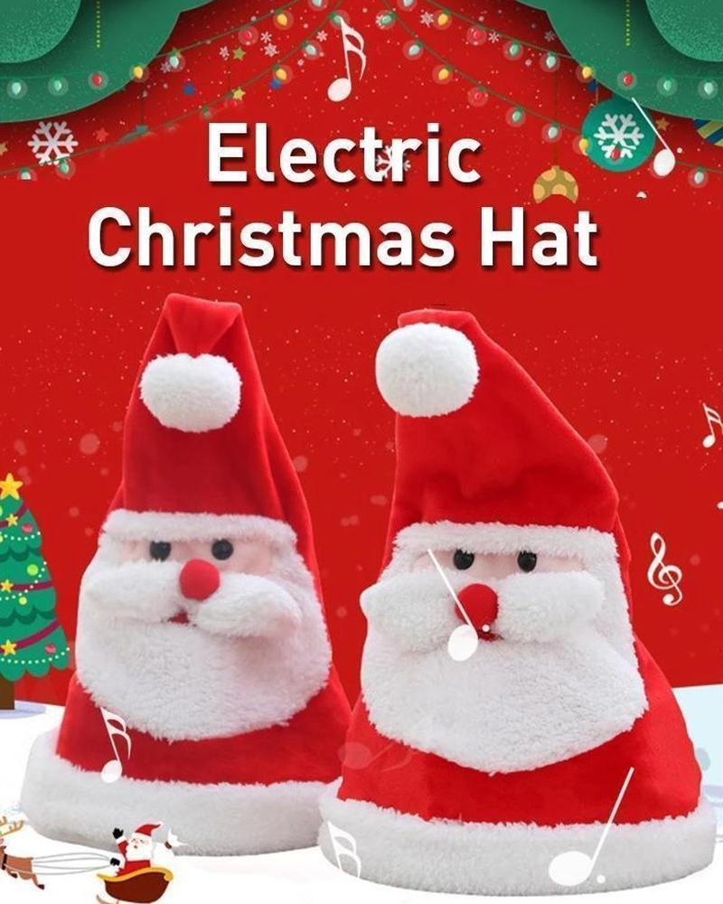 

Electric Christmas Santa Claus Hat, Red