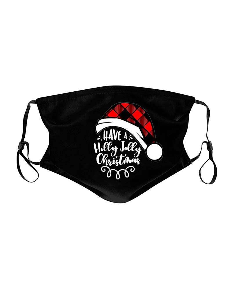 

Christmas Print Breathable Face Mask, Style8