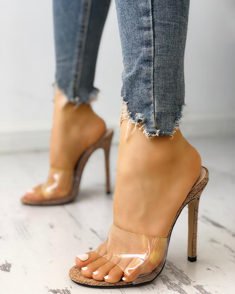 single strap high heels
