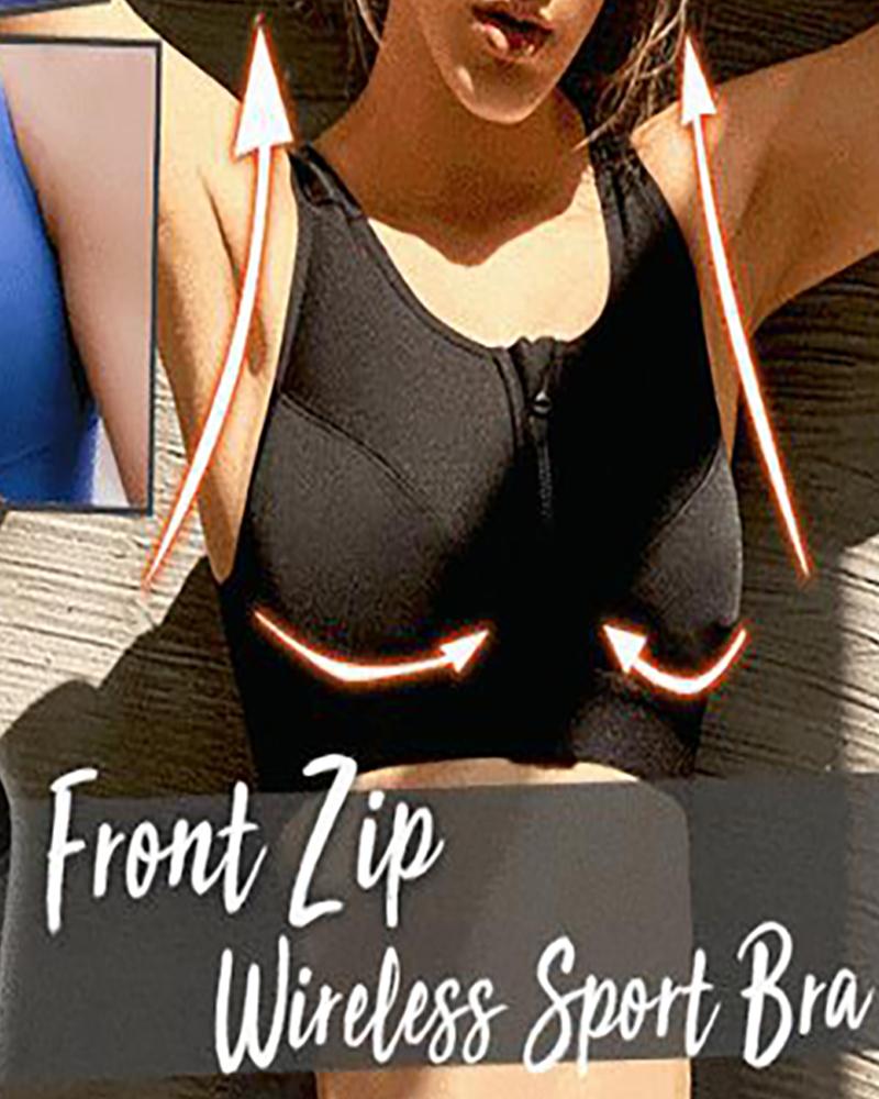 

Wireless Sports Bra, Black