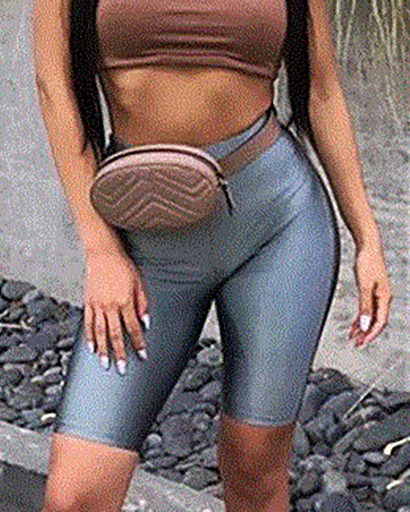 

Cycling Sweatpants Shorts Stretch Basic Pantalones Fitness Slim Biker Shorts, Gray