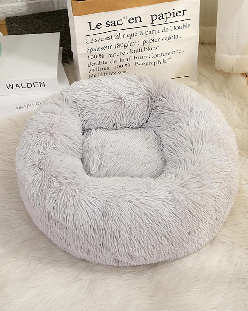 

Comfy Calming Pet Bed, Gray