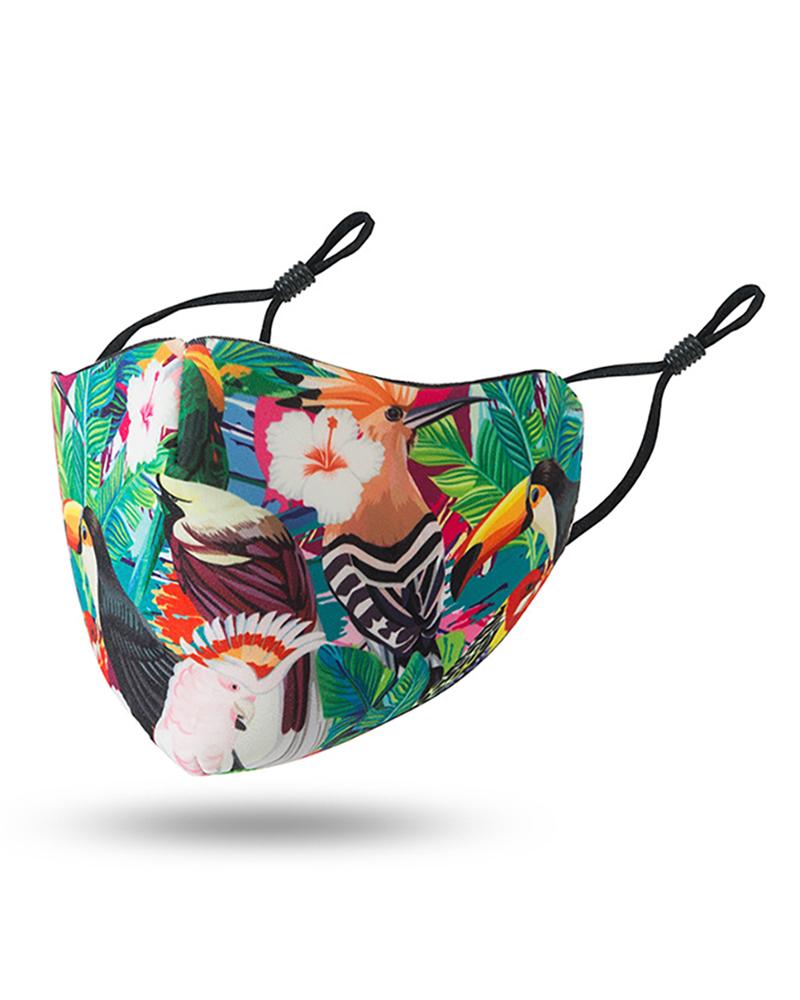 

Tropical / Floral / Paisley Print Breathable Face Mask, Multicolor