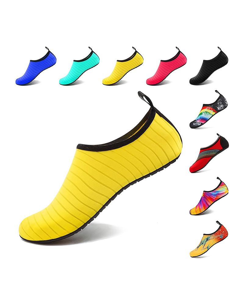 

Breathable Barefoot Aqua & Yoga Shoes Socks, Yellow