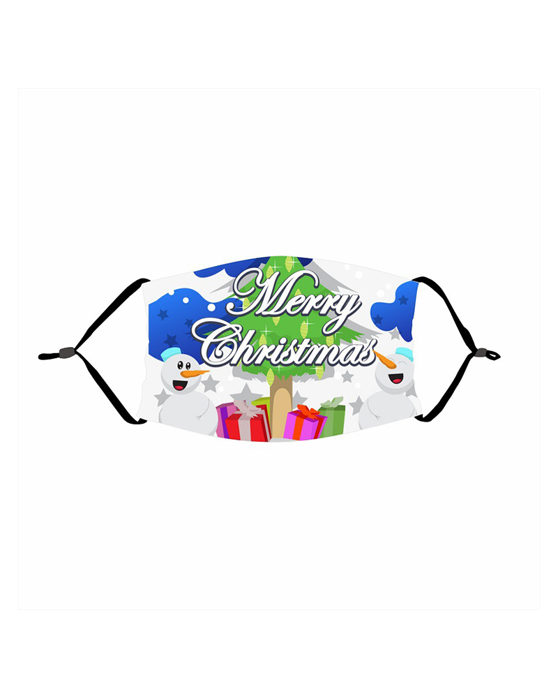 

Christmas Print PM 2.5 Face Mask For Kids, Style7