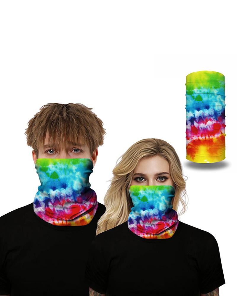 

Splash Ink Breathable Face Bandana Magic Scarf Headwrap Balaclava, Multicolor