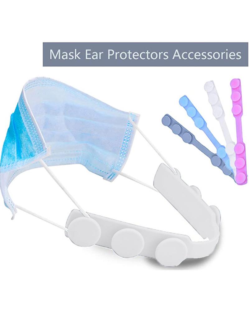 

Silicone Mask Strap Extender Anti-Tightening Mask Holder Hook Ear Strap, White