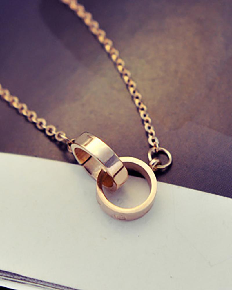 

Geometry / Heart / Animal Pattern Pendant Necklace, Style2