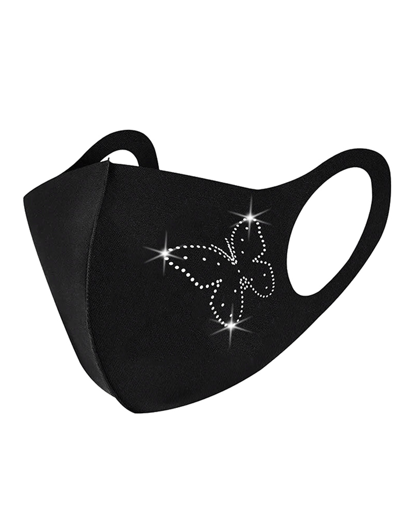 

Mutil Pattern Studded Breathable Face Mask, Style3