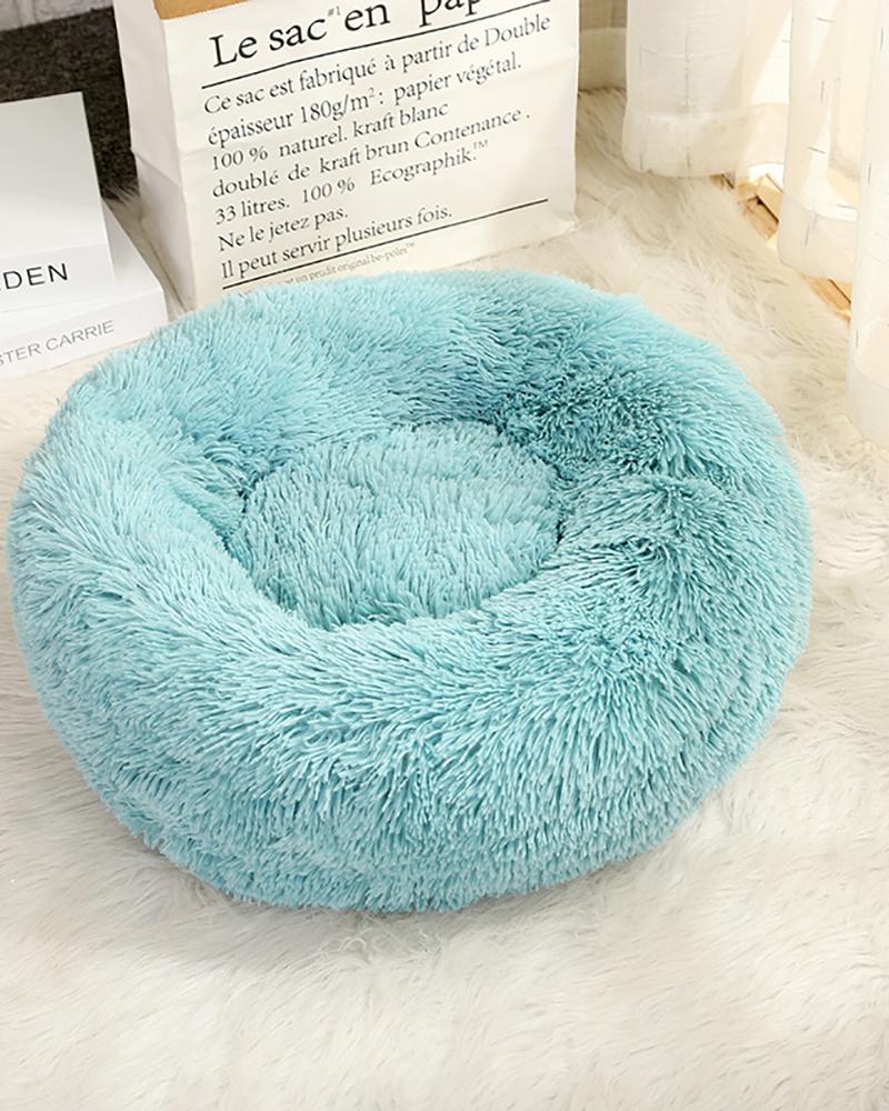 

Comfy Calming Pet Bed, Light blue