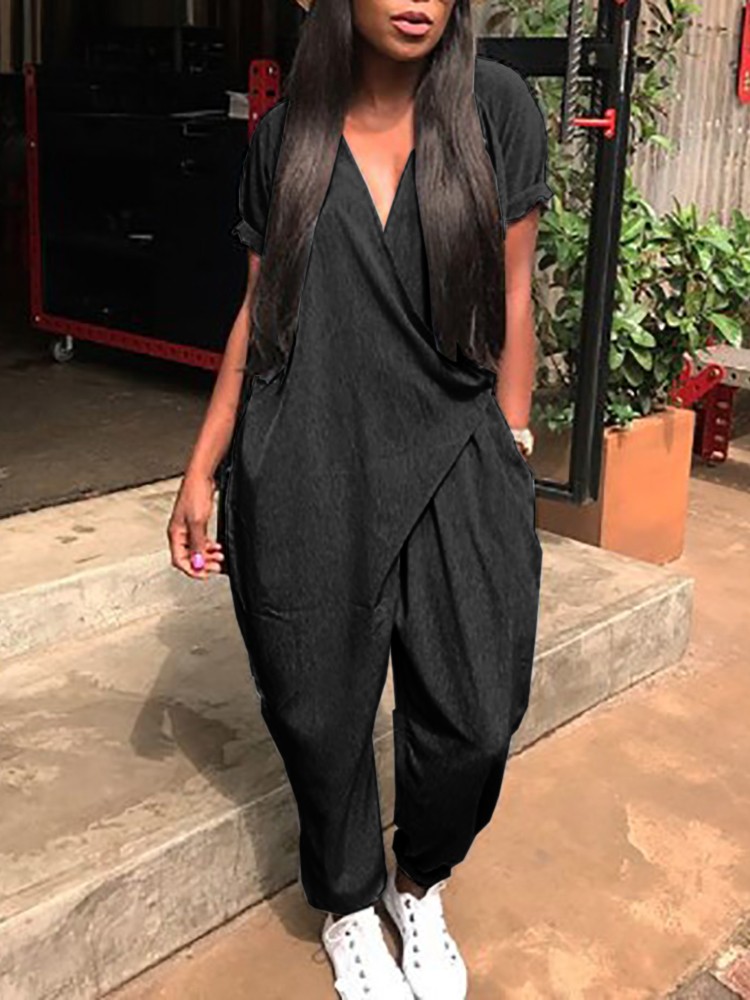 harem jumpsuit with pockets