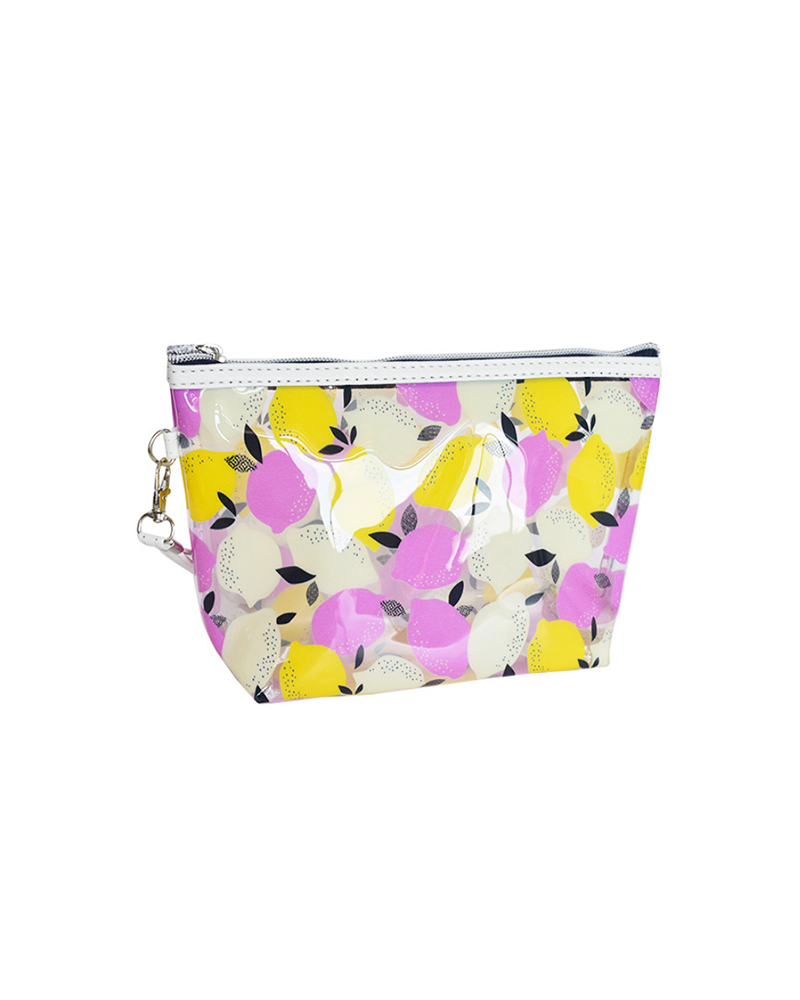 

Animal / Fruit Print Transparent Waterproof Makeup Bag, Style6