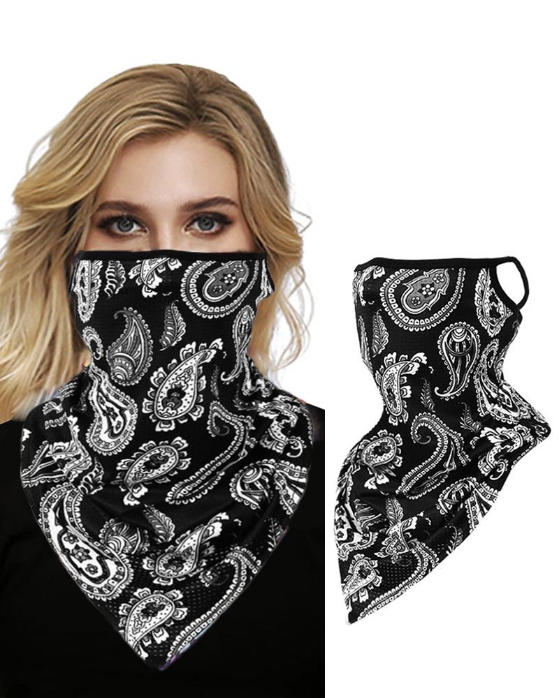 

Colourful Print Breathable Face Bandana Magic Scarf Headwrap Balaclava, Style2