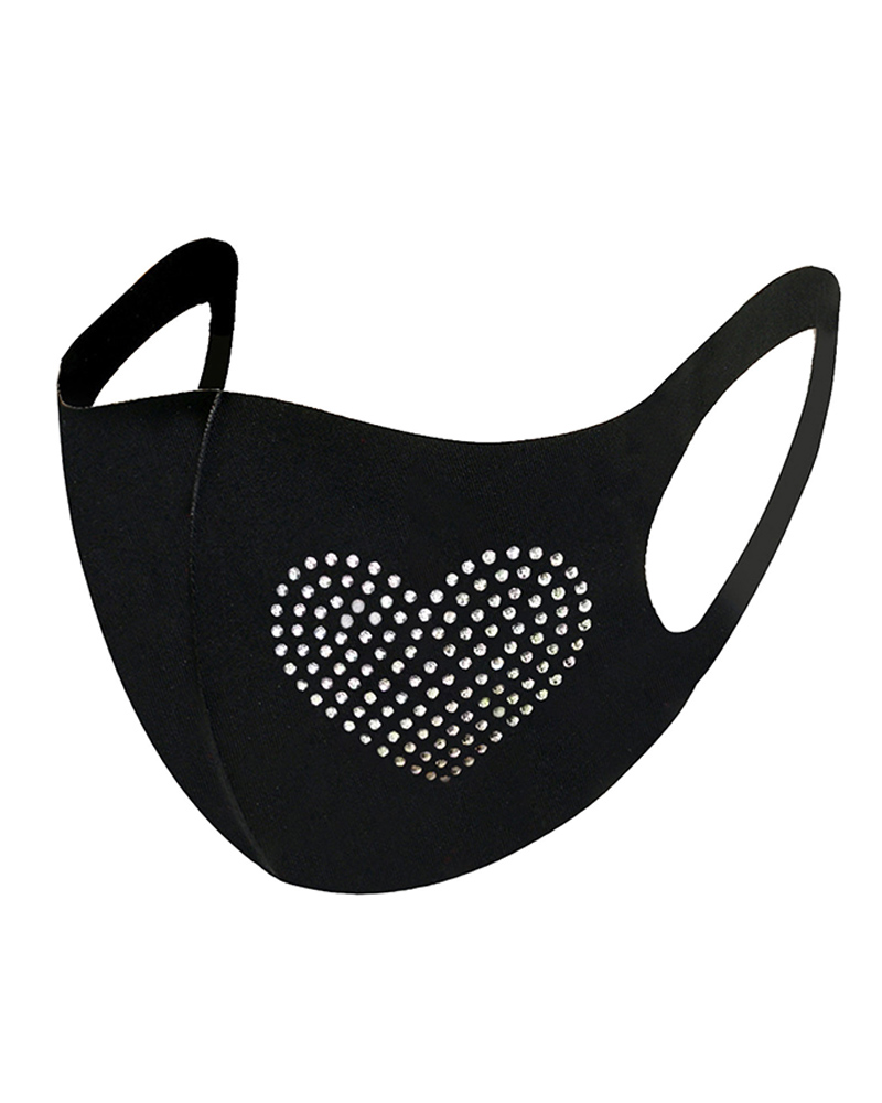 

Mutil Pattern Studded Breathable Face Mask, Style8