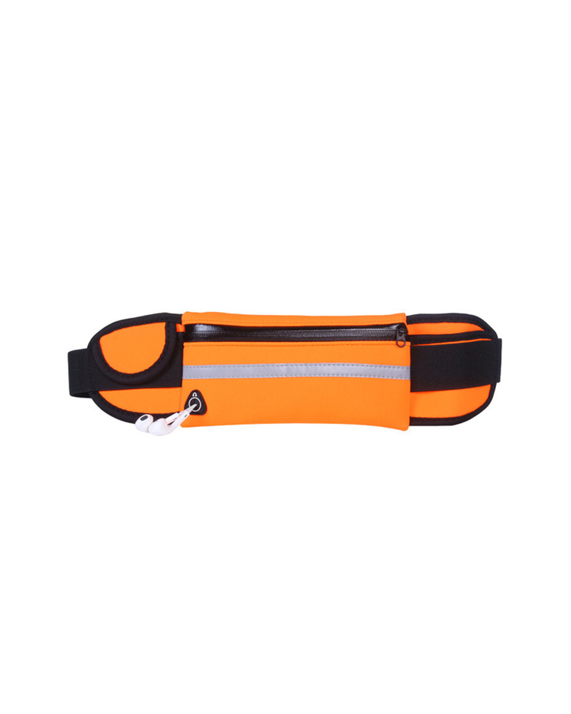 

Travel Multifunctional Sports Mini Fanny Pack Portable Waterproof USB Waist Pack Belt Bag, Orange