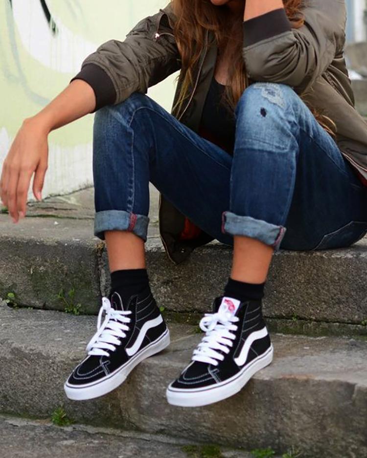 trendy high tops