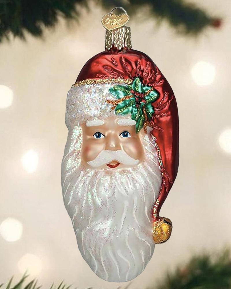 

Christmas Ornament Santa Claus Pendant, Red