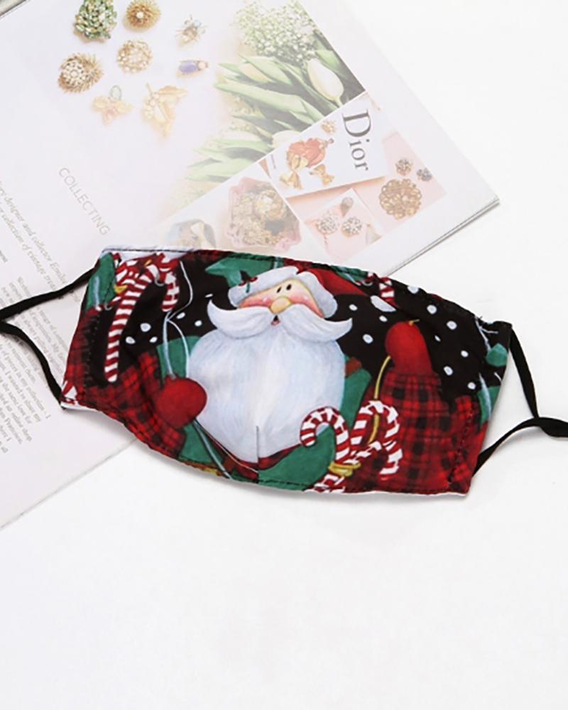 

Christmas Print PM 2.5 Breathable Face Mask, Style5