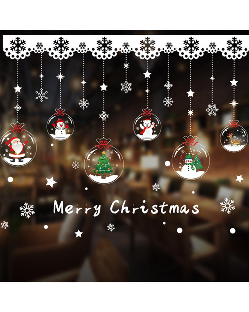 

1Sheet Christmas Window Sticker, Style12