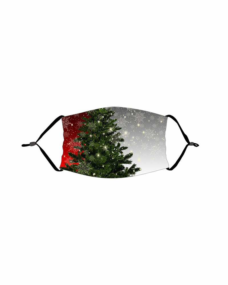 

Christmas PM 2.5 Earloop Face Mask With Fliter For Kids, Style12