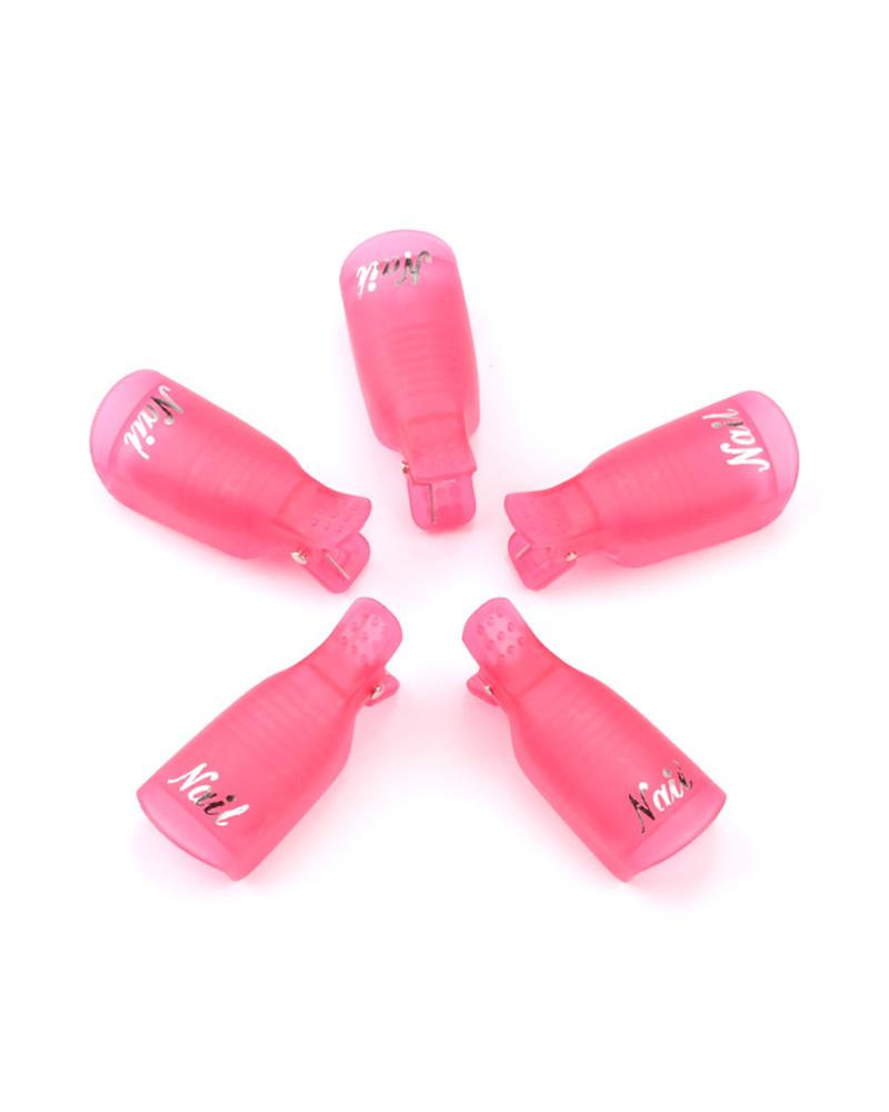 

Gel Nail Polish Remover Clip, Hot pink
