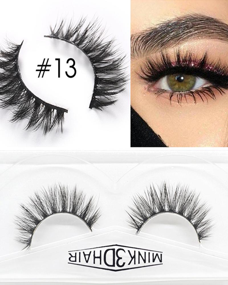 

1 Pair Volume Curly False Eyelashes, Style13