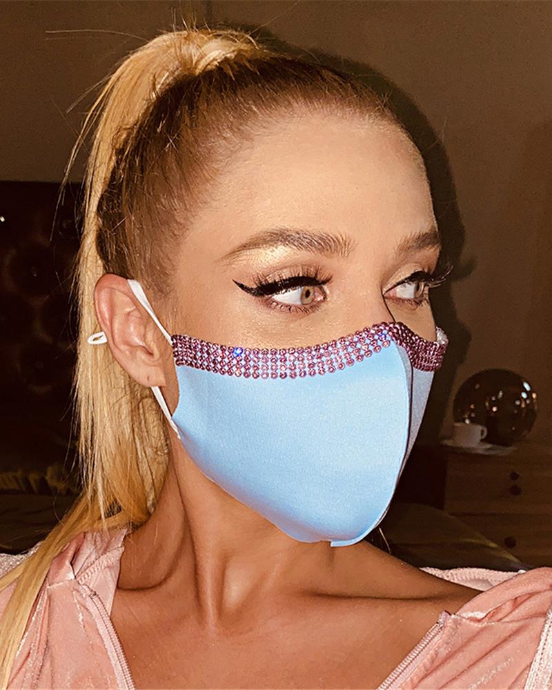 

Studded Breathable Face Mask, Blue