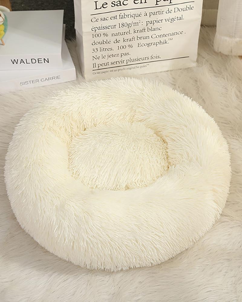 

Comfy Calming Pet Bed, White