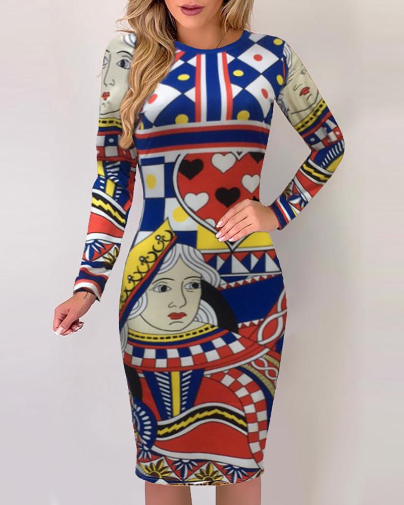 long sleeve midi occasion dress
