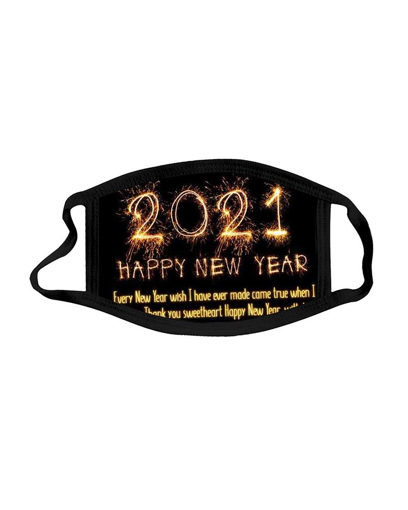 

Graphic Letter Print Breathable Face Mask, Style3