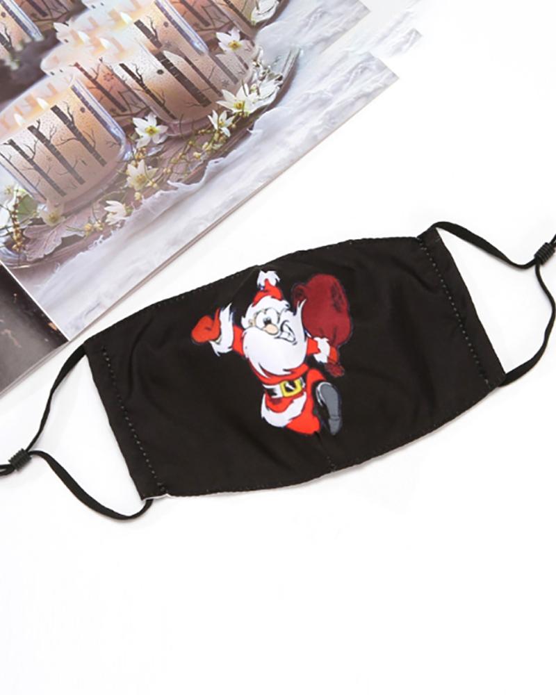 

Christmas Print PM 2.5 Breathable Face Mask, Style3