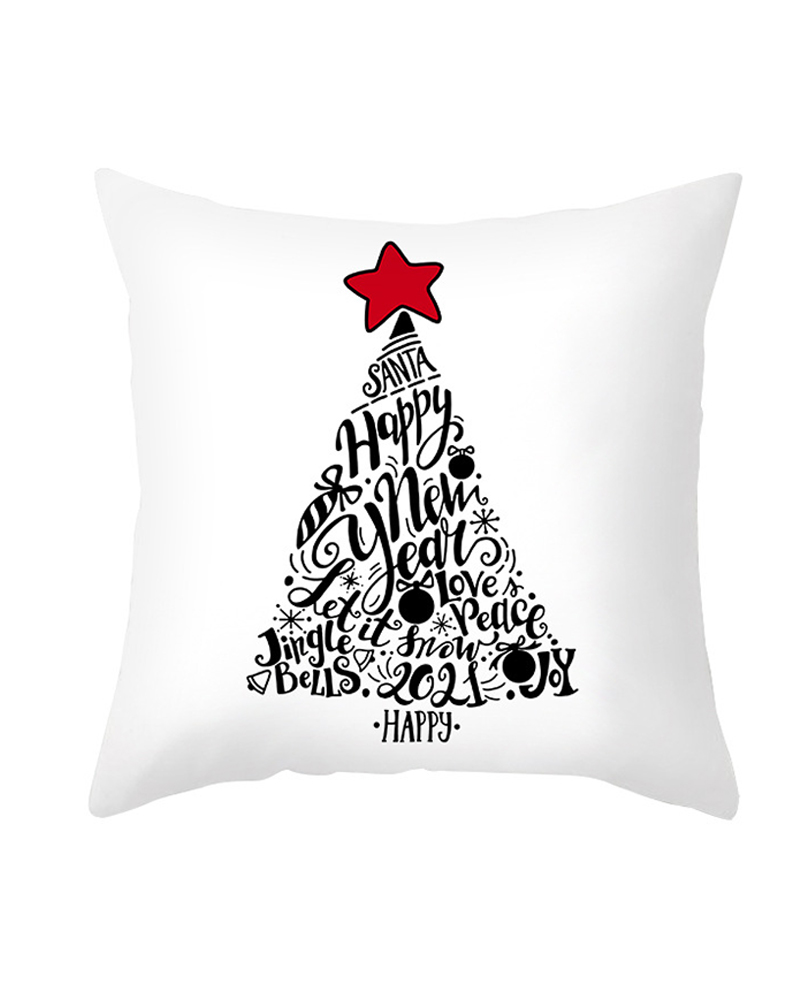 

Christmas Print Cushion Cover Without Filter, Style15