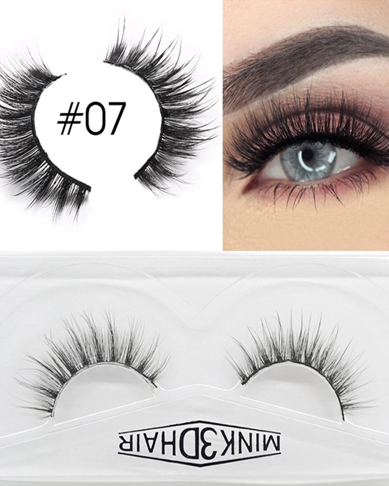 

1 Pair Volume Curly False Eyelashes, Style7