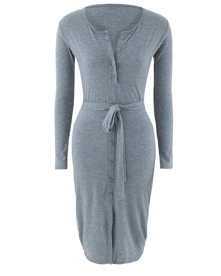 belted bodycon dress