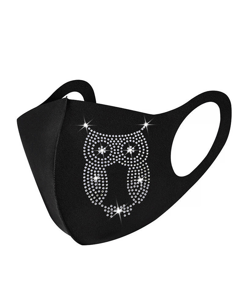 

Mutil Pattern Studded Breathable Face Mask, Style4