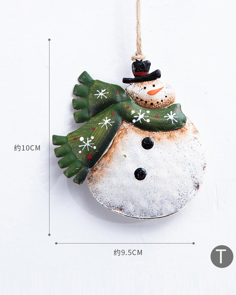 

Christmas Snowman With Scarf Ornaments, Style1
