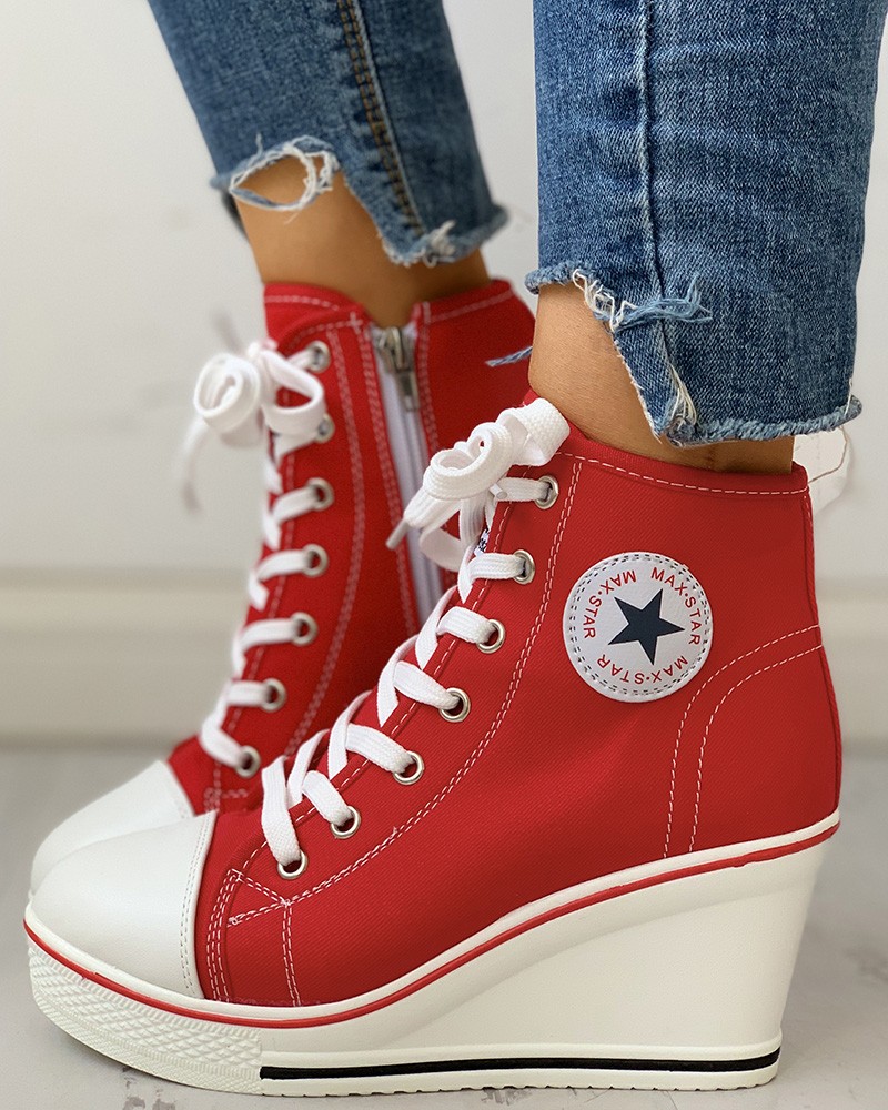 wedge sneakers