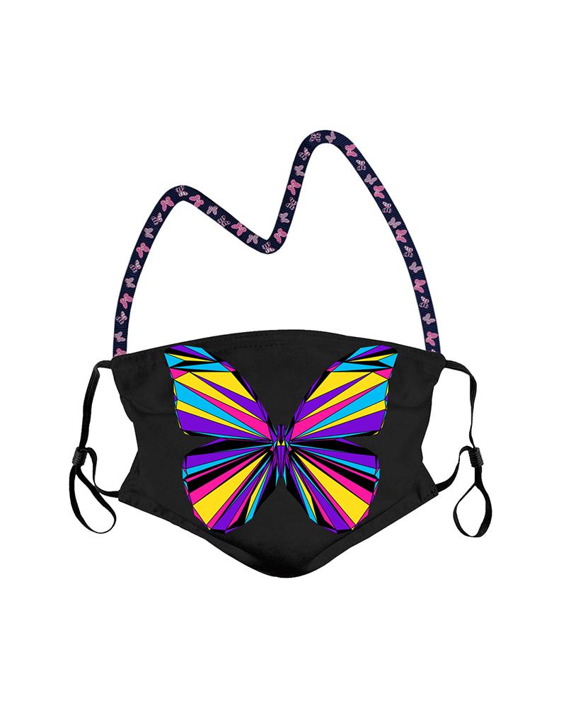 

Butterfly Print Filter Breathable Face Mask, Style5