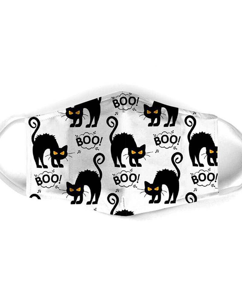

Halloween Mixed Print Breathable Mouth Mask, Style6