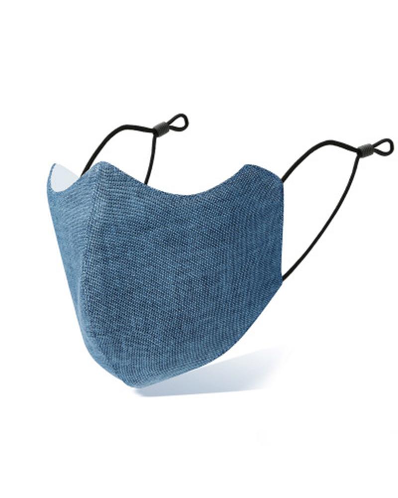 

Solid Earloop Breathable Bandanas, Blue