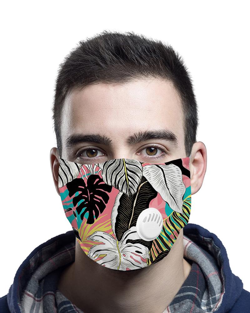 

Printed Anti Dust Mask With Valves, Style7