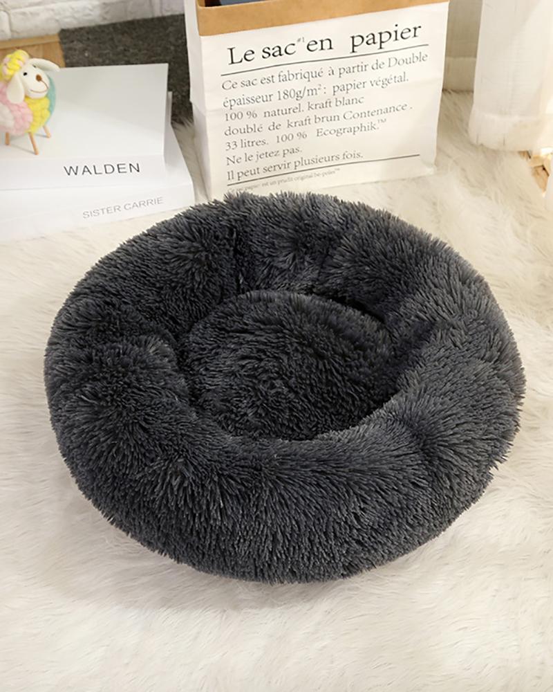 

Comfy Calming Pet Bed, Dark grey